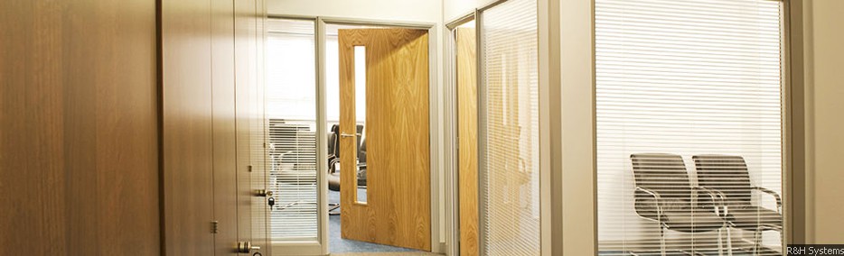 Office Partitioning Integral Blinds
